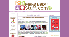 Desktop Screenshot of make-baby-stuff.com